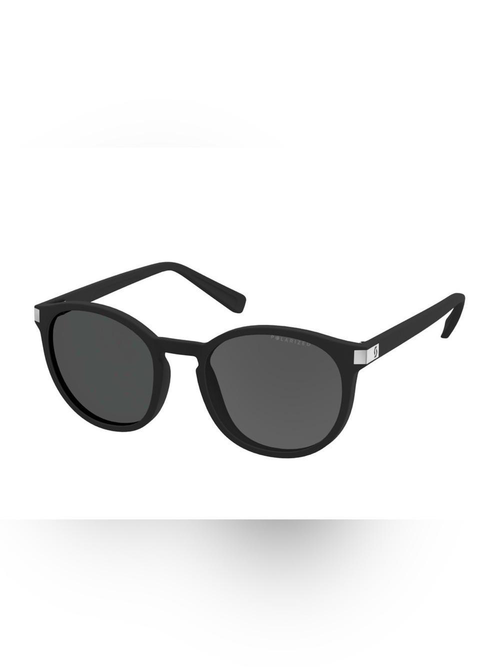 Scott Riff Sunglasses in Black Matte with Grey Lenses